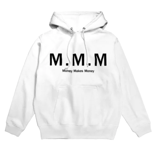 MoneyMakesMoney initial logo black パーカー