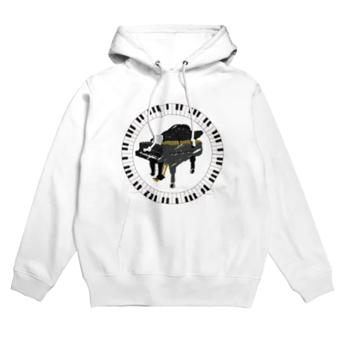 かわいいピアノマーク Hoodie