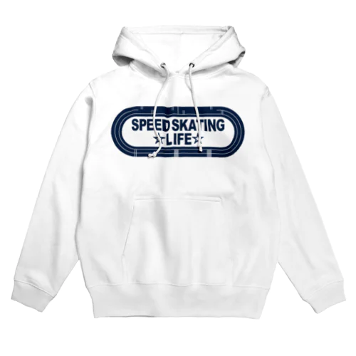 スピードスケートリンク・Speed skating・グッズ・Tシャツ・1周400m・リンク・ウィンタースポーツ・男子・女子・カッコイイ・かわいい・有望・確実・有力・団体追い抜き・チームパシュート パーカー