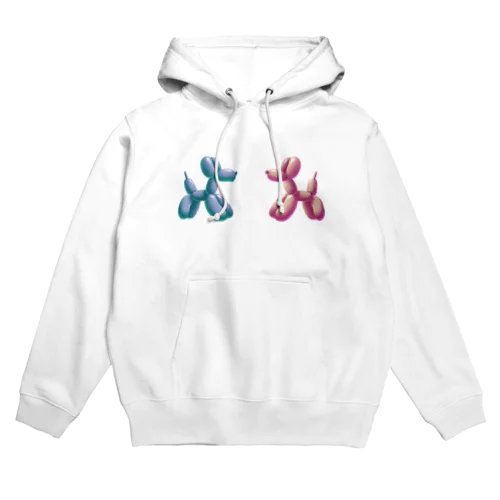 みつめあう風船犬 Hoodie