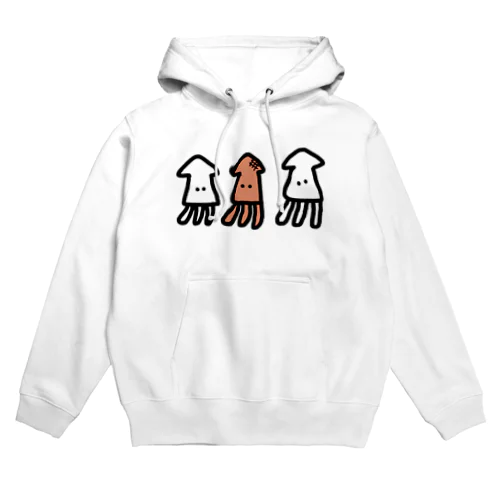 いか焼きイカいか Hoodie