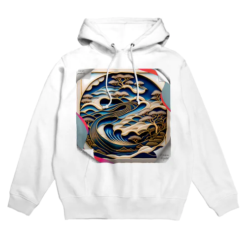 lofiアート【北斎イズムパンクシティ】 Hoodie