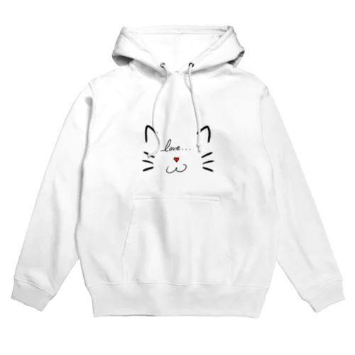 ＂ Loveネコ＂パーカー Hoodie