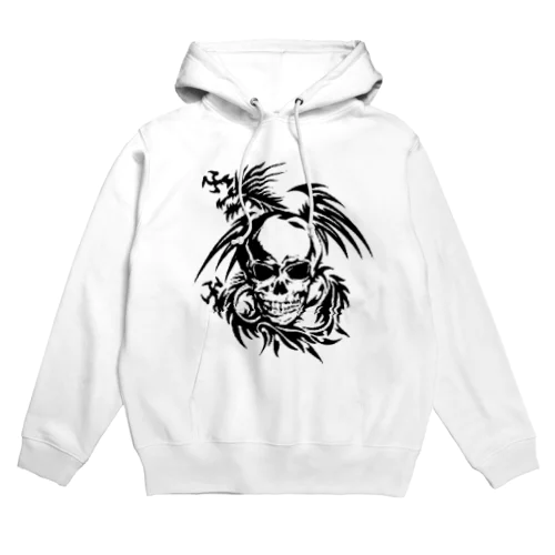 ドラゴンスカルデザイン Hoodie