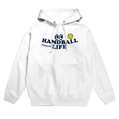 ハンドボール・目玉・HANDBALL・デザイン・Tシャツ・送球・男子・女子・得点・ボール・選手・ポジション・応援・スポーツ・かっこいい・かわいい・ステップシュート・有望・確実 Hoodie