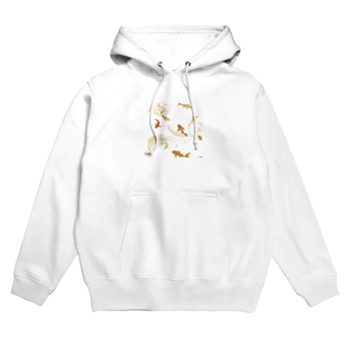 金魚が泳ぐ様子 Hoodie