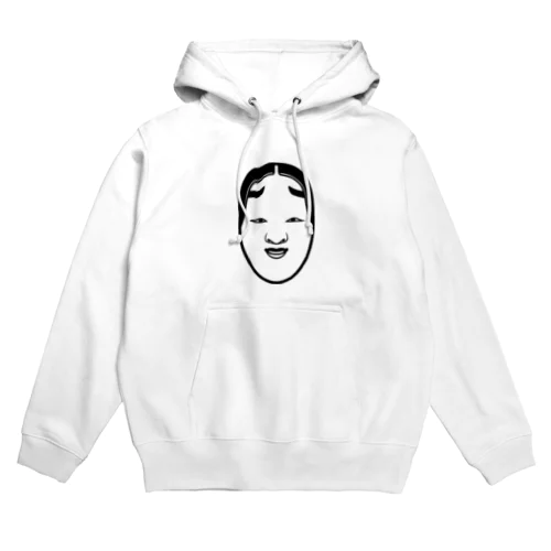 能面 ブラック Hoodie