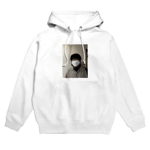 マスクから毛が飛び出ている人のパーカー Hoodie