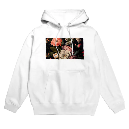 フラワープリント Hoodie