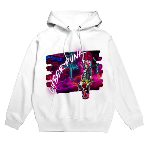 syber punk girl Hoodie