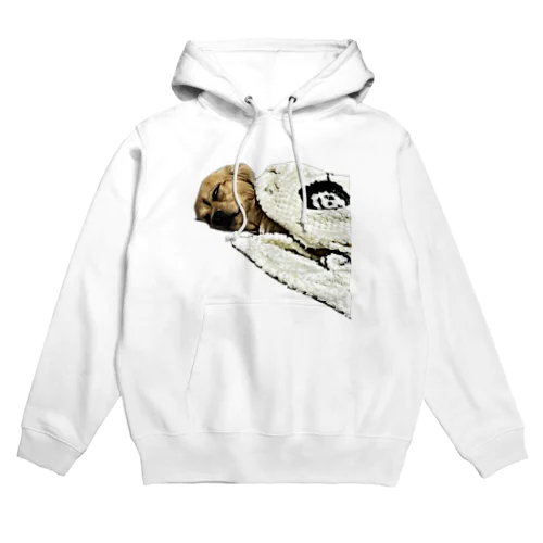 白目を剥いたイッヌ Hoodie