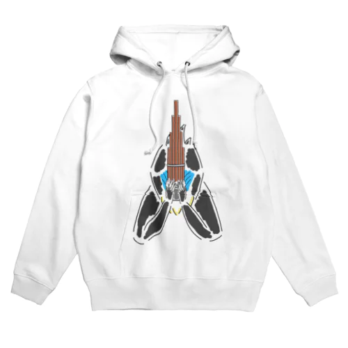 笙を奏でるマンドリル Hoodie