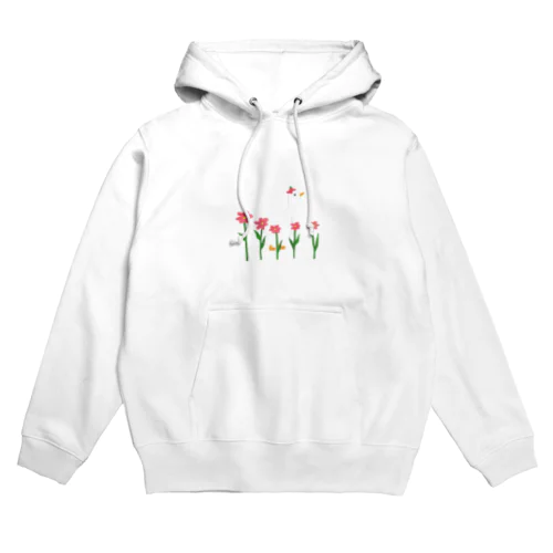 枠なしあひるとお花 Hoodie