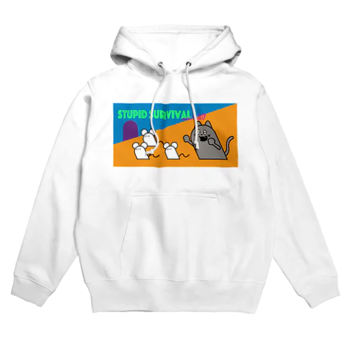 ネコとまぬけなサバイバル Hoodie