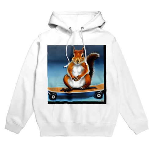 スケートボードのリス Hoodie