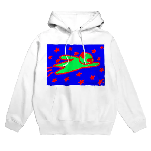 宇宙人、空を飛ぶ Hoodie