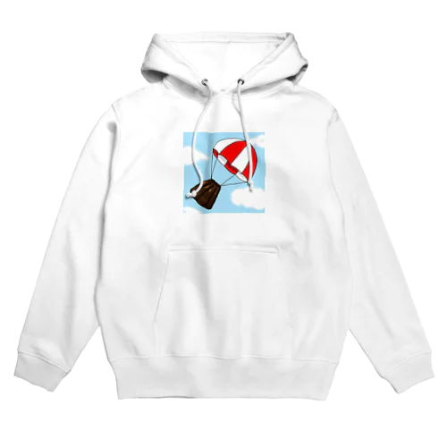 パラシュートをつけたカヌレ Hoodie