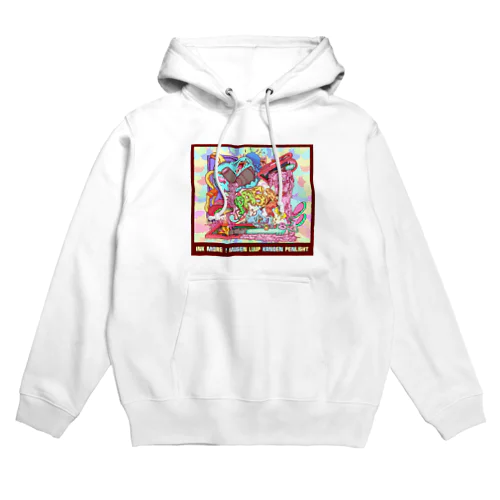 インク漏れ！無限ループ感電ペンライト Hoodie