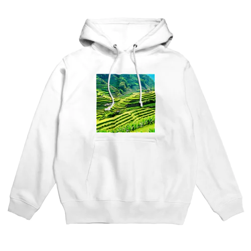 日本の原風景　棚田 Hoodie