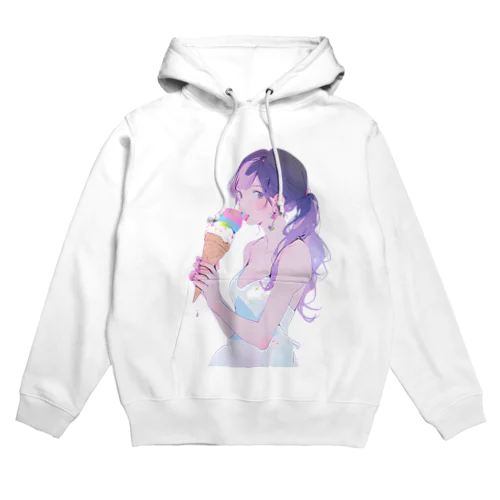 暑い夏はアイスだ009 Hoodie