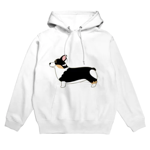 コーギー尾なし・トライカラー Hoodie