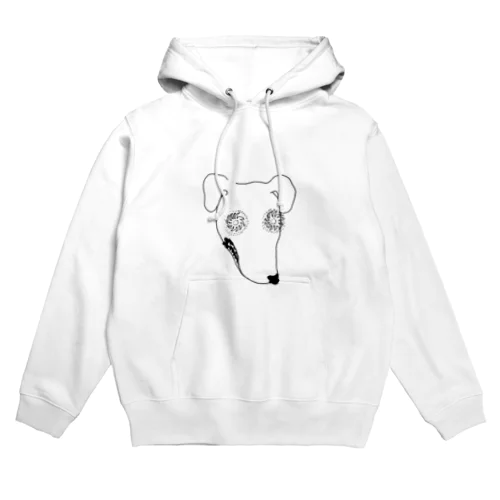 瞳に銀河犬 Hoodie