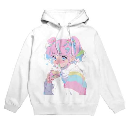 暑い夏はアイスだ014 Hoodie