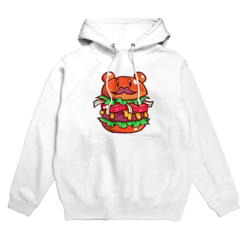 A Beard Bear Burger Hoodie