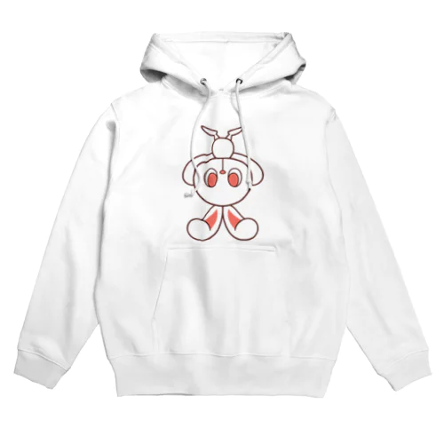 ぽっぷらうさぎ(さかだち(文字なし)) Hoodie