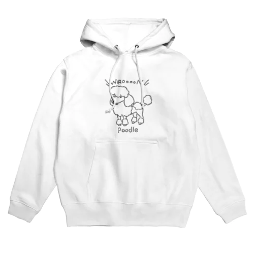 毛刈りスタンダードプードル Hoodie