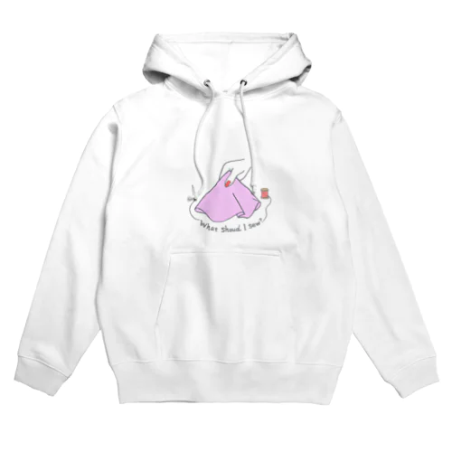 What should I sew?-Pink- Hoodie