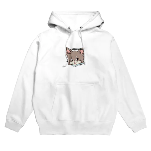 チワワ-チョコタン「I♡CHIHUAHUA」 Hoodie