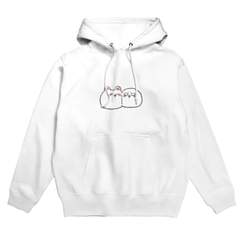 なかよしアザラシしろくま Hoodie