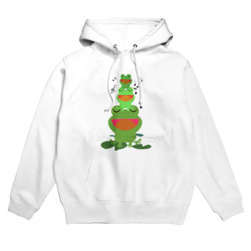 雨の日のカエルタワー Hoodie