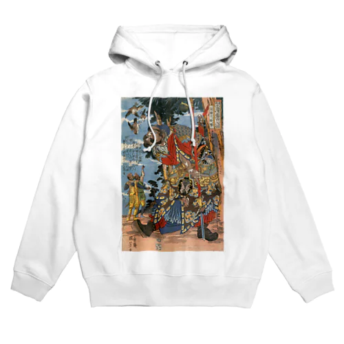 浮世絵：歌川国芳_滸伝豪傑  金鎗手徐寧 Hoodie