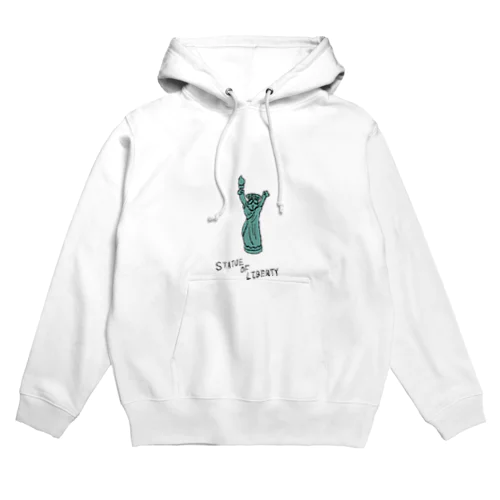 STATUE OF LIBERTY_透明 Hoodie