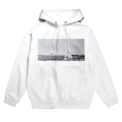 航海（モノクロ） Hoodie