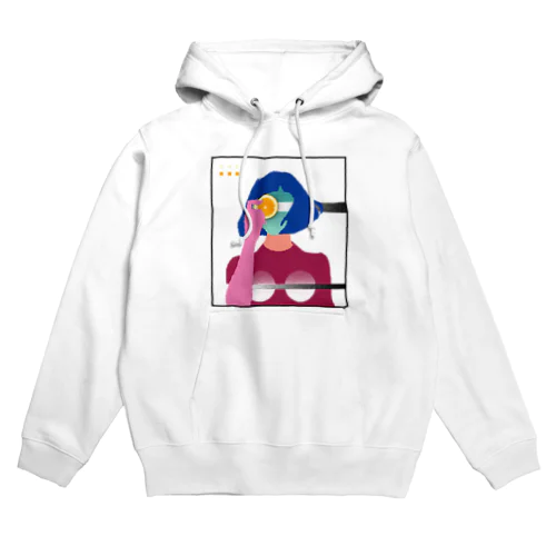 Orange Girl (white base) Hoodie