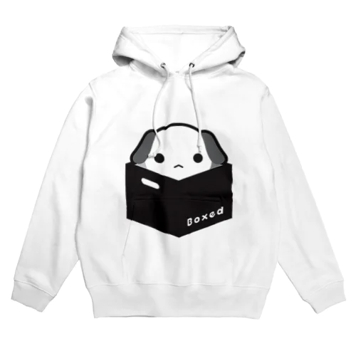 【Boxed * Dog】白Ver Hoodie