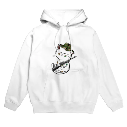 家猫スナイパー Hoodie