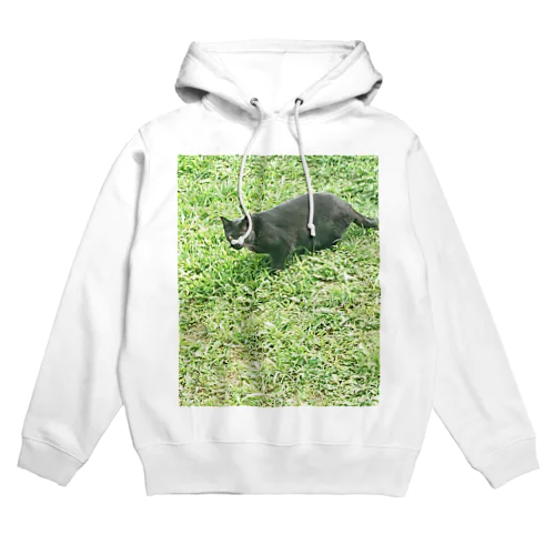 黒猫カカオの庭 Hoodie