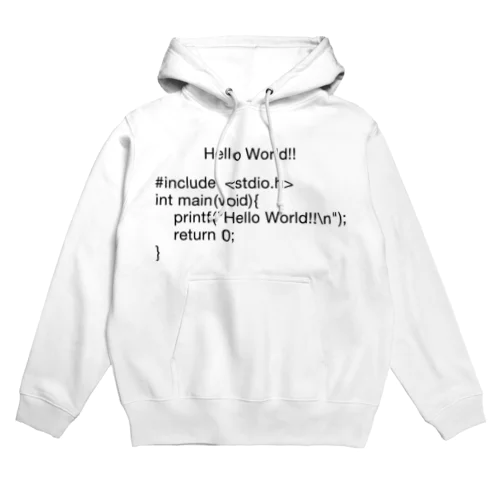 Hello, World!!-C言語- Hoodie