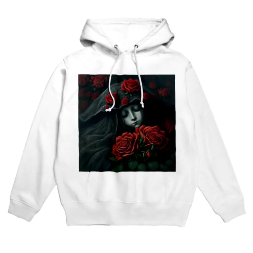 赤い薔薇の休息 Hoodie