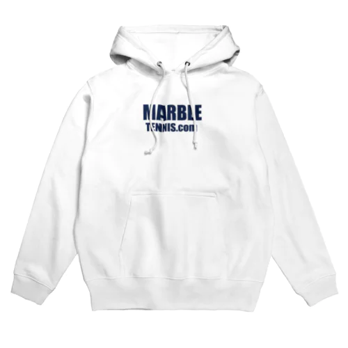 MARBLE TENNIS.com (Navy logo） Hoodie