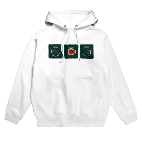 スイカの輪切り　D Hoodie