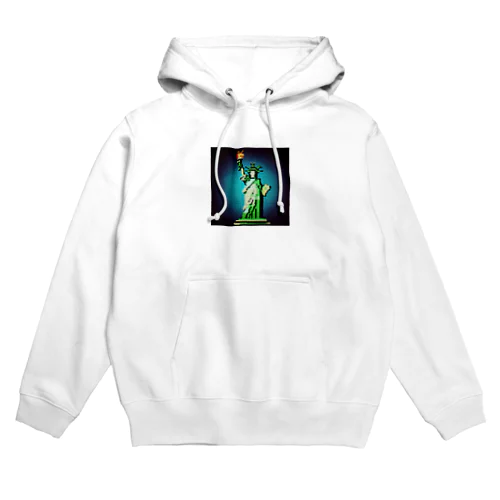 『自由の女神』　大人気　ドット絵シリーズ　 Hoodie