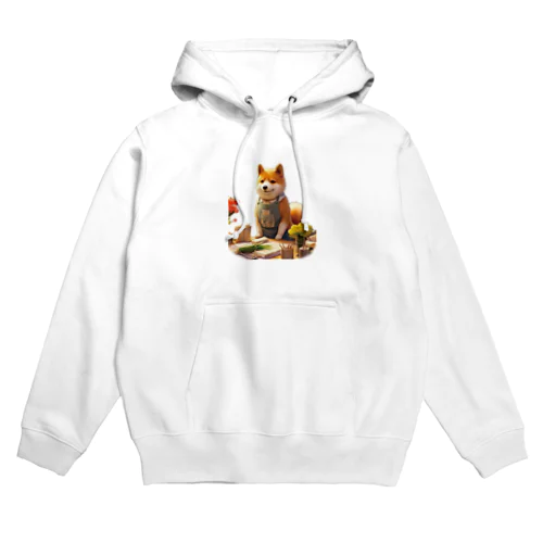 柴犬の花屋v2 Hoodie