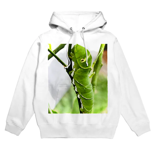 キラキラ青虫 Hoodie