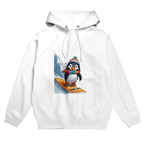 ペンギンの冒険スノーボードパーティ Hoodie