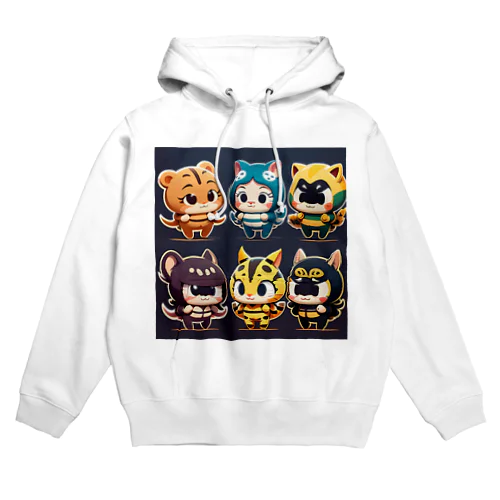 イカネコレンジャーズ Hoodie